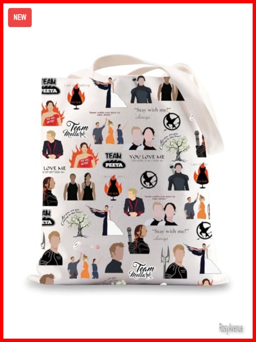 Canvas Tote Bag Extra Large 3D Printed Double Sided Shoulder Bag Movie Fans Gift